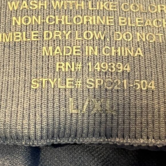 The Beginning Of Blue Leggings with Mesh and Cutout Large / XL - Picture 5 of 7